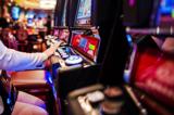Feeling Lucky With Slot Machine Photo